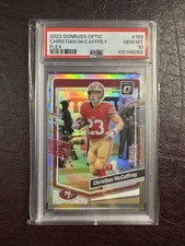 Panini 2023 Optic - Christian McCaffrey Flex Prizm #169 /149 picture
