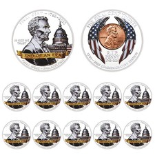 10PCS Final Cent 1793-2025 End Of An Era Philadelphia R.I.P. Penny Souvenir Coin picture