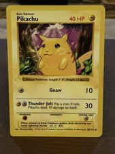 Pikachu 1st Edition Shadowless 58/102 Base Set 99 