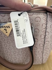 NWT Guess Tupelo Mini Crossbody Bag Satchel Light Rose Pink Logo SV826676 Purse picture