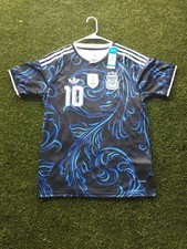 2026 World Cup Argentina Home Jersey Messi #10 Men's Large picture