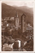 REAL PHOTO - Susa, Turin - ITALY - Church of S. Giusto & Campanili - Piedmont picture