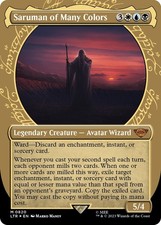 Saruman of Many Colors (Showcase) (Surge Foil) #820 (NM) (LTR) MTG picture