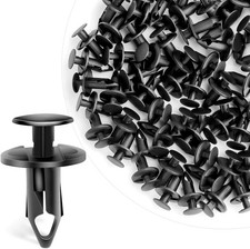 120PCS 8mm Bumper Retainer Clips Auto Car Plastic Push Rivets Fastener Fender1 picture