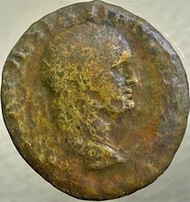 Roman Emperor Vespasian Genuine Ancient Coin 69AD-79AD Bronze As picture