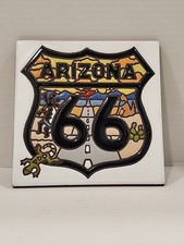 Vintage Earthtones Trivet Art Tile 
