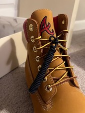 Timberland 6’’ Waterproof Boot / New Era x MLB Atlanta Braves Wheat picture