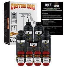 Raptor Hot Rod Red Urethane Spray-On Truck Bed Liner Spray Gun, 4 Liters picture