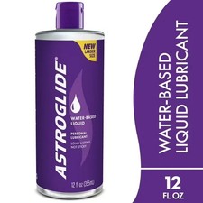 Astroglide Liquid, Water Based Personal Lubricant, Condom Compatible Lube 12oz picture