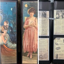 2 Antique 1921 1922 Pompeian Beauty Yardlong Lithographs~Gene Pressler Originals picture