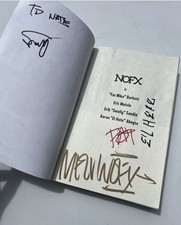 Nofx : The Hepatitis Bathtub and Other Stories Signed By NOFX Autographed picture