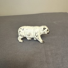 Antique Original Cast Iron Polar Bear for Kenton Overland Circus Wagon 1940s picture