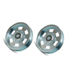 2X 033-2000-00 Mower Deck Flat Idler Pulley Fit For Bad Boy ZT 48