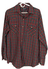 Vintage Dee Cee Rangers Western Shirt Mens XL Plaid Pearl Snap USA 70s picture