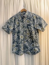 Reyn Spooner Men's XL Tailored Fit Green Floral Hawaiian Short Sleeve  picture