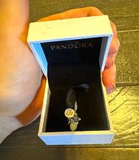 PANDORA Sterling Silver Dangle Charm, firefly , Silver/White picture