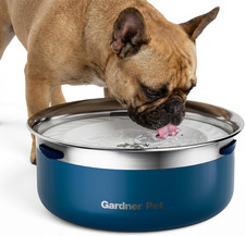Gardner Pet Slow Water Bowl for Dogs – No Spill, Anti-Splash Floating Plate Desi picture