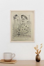 PABLO PICASSO, ORIGINAL SIGNED PRINT, INCLUDES COA & $3,500 APPRAISAL.*-. picture