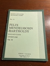 Felix Mendelssohn Bartholdy Fingals Cave Overture Op. 26 Kalmus Orchestra picture