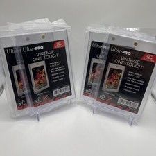 Ultra Pro VINTAGE One-Touch 35pt Point Magnetic Card Holder, lot of 4 picture