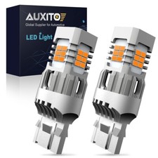 AUXITO 2 pcs7440 T20 Amber Yellow LED Turn Signal Light Bulbs Canbus Free Return picture