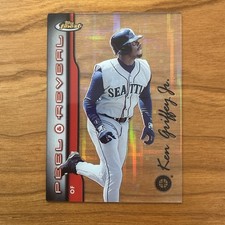 1999 Topps Finest Peel & Reveal Ken Griffey Jr #PR4 Hyperplaid picture
