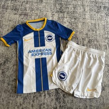 Nike Brighton & Hove Albion Leandro Trossard #11 Soccer Football Set Youth Sz S picture