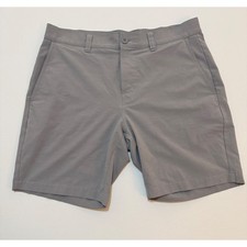 TravisMathew Mens Grey Beck Performance Stretch Golf Shorts 33 1MAA590 picture