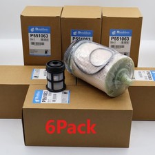 6Pcs P551063 Fuel Filter Kit NEW For Donaldson DETROIT DIESEL BENZ 4700903151 picture