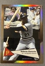 2022 Topps X Naturel 1952 - Roberto Clemente #45 Treasure Foil 1/1 🔥🔥🔥 picture