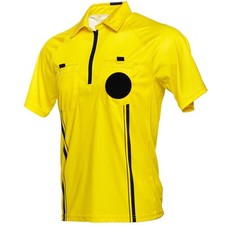 Murray Sporting Goods Men's Yellow Short Sleeve Soccer Referee Jersey picture