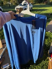 Margaritaville Men's XL Fishing Swim Shirt Long Sleeve, UPF, Palace Blue picture