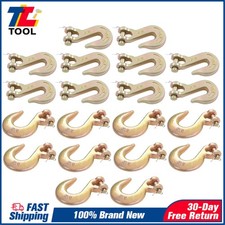 20 Pcs 3/8 Inch Clevis Slip Hooks and Clevis Grab Hooks 6600lbs Working Load picture