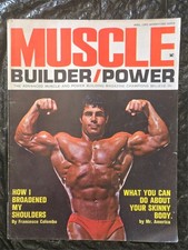 Vintage Muscle Builder Power Magazine April 1970 Franco Columbu Newsstand Clean picture