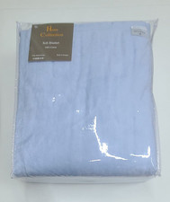 Sferra Home Collection Plush Blanket 8890 King Blue100% Cotton picture