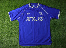 CHELSEA LONDON 1999-2000 VTG FOOTBALL SHIRT JERSEY HOME UMBRO ORIGINAL SIZE M picture