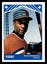 Darryl Strawberry  1983 TCMA Tidewater Tides #28 XRC MINT Rookie Mets picture