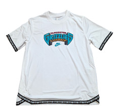 Nike Memphis Grizzlies Hardwood Classics Pregame Shirt Mens XL White FZ0143-100 picture