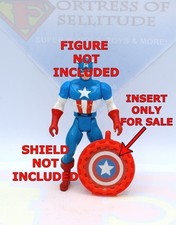 Mattel Secret Wars CUSTOM Shield Insert ONLY For Vintage Captain America Figure picture