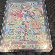 Bandai One Piece CCG Uta OP02-120 SP Secret Rare Alt Art Foil 8000 Cost 8 picture
