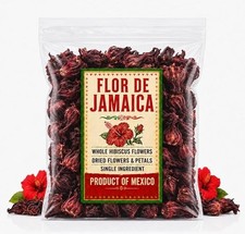 Flor de Jamaica – Mexican Hibiscus Petals | 100% Natural, Non-GMO, No Additives  picture