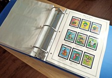 Vintage 1980-2005 Disney Stamp Collection 140 Pages in 4