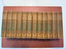 Antique 1917 Young Folks Treasury Complete 12 Vol Set Mabie Illustrated Hardcove picture