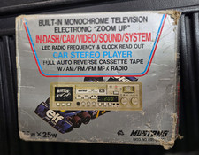 Vintage Mustang ORTV-800 In-Dash Car Stereo / Television – Original Box picture