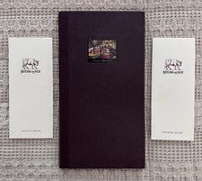 Vintage Steak & Ale Restaurant Rare Hardbound Menu - Beautiful condition picture