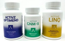 Activz Trifecta Combo Set: Linq, GNM-X, Optimend - New/Sealed Active picture