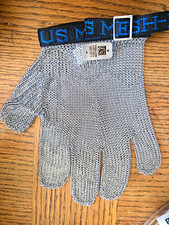 US Mesh Stainless Steel Mesh Cutting Glove -Large (L) - Reversable picture
