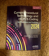 AHIMA Current Procedural Terminology & HCPCS Coding 2024 PB Huey +Resources picture