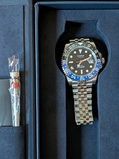 Sugess S420 Blue & Black Bezel GMT Jubilee Bracelet 40mm Peacock Automatic SL-30 picture