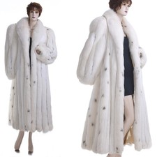 Mint Beautiful, Luxurious, Glamorous Norwegian Fox Fur F/L Coat picture